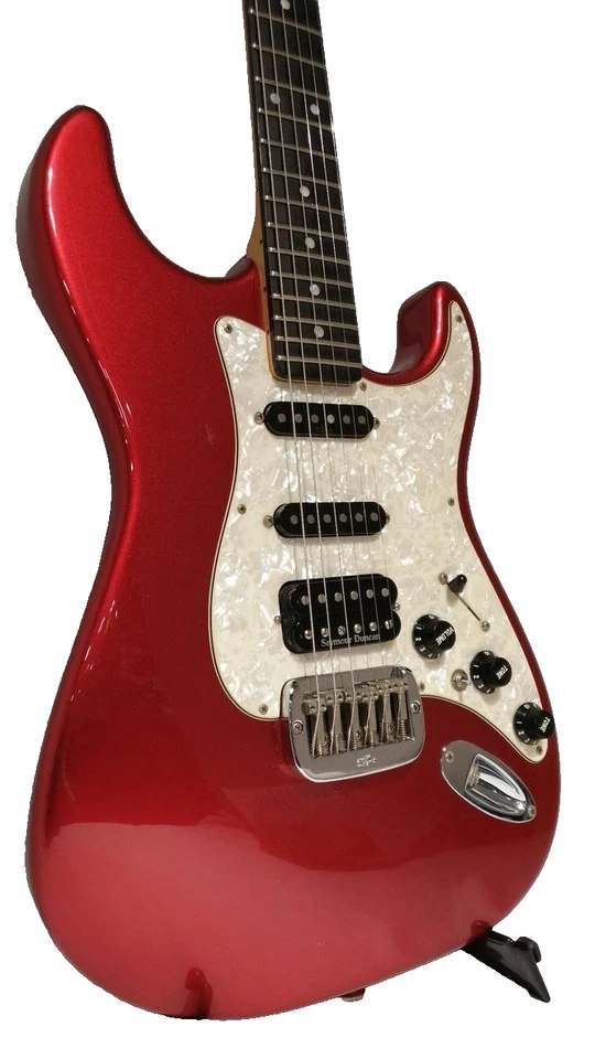 [G&L] Legacy Candy Apple Red Made in USA 2001 ST Type Solid Body Electric Guitar - Image 1 of 4