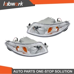 Labwork For International Truck 2002-2019 4100 4200 4300 8500 Headlights Pair - Picture 1 of 12