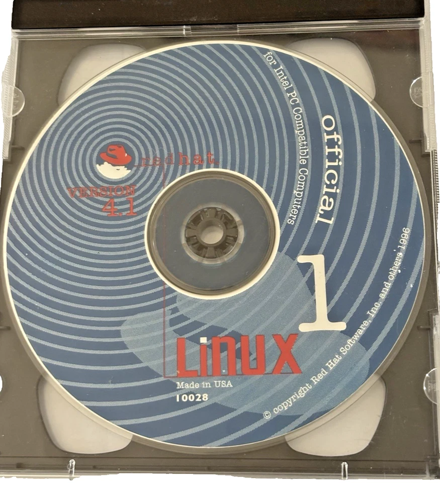 Linux Official 1 Redhat Version 4.1 CD-ROM - Image 1 of 1