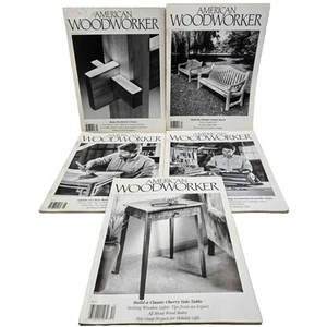 American Woodworker Magazine Lot December 1990 February April June December 1991 - Foto 1 di 14