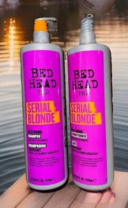 BED HEAD TIGI SERIAL BLONDE SHAMPOO & CONDITIONER 32.8 oz (Read Description) - Picture 1 of 1