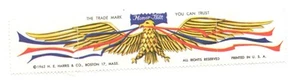 Honor-Bilt 1962 H E Harris Co., Briefmarke unbenutzt Vintage - Bild 1 von 1
