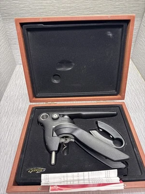 Screwpull by Le Creuset Lever Wine Opener Set with Wood Box and Foil Cutter - Image 1 of 4