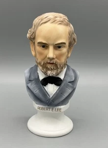 Vintage Confederate General Robert E Lee Bust Figure Lefton China Hand Painted - Picture 1 of 7