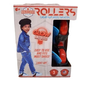 Madd Gear Rollers Light Up Heel Skates for Childrens Shoes Action Skates - Picture 1 of 11