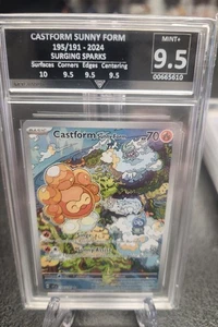 Pokemon Karte - Get Graded - Castform Sunny Form 195-191 Surging Sparks - 9,5 - Bild 1 von 3