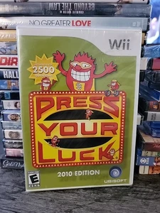 Press Your Luck - 2010 Edition (Nintendo Wii 2009) Brandneu Factory Sealed Spiel - Bild 1 von 6