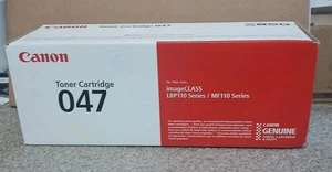 Canon 047 Genuine Black Toner Cartridge, ImageCLASS LBP110 Series/ MF110 Series - Picture 1 of 5
