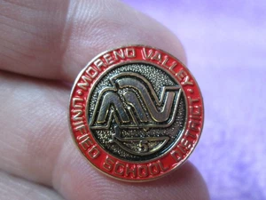 Vintage Moreno Valley Unified School District Anstecknadel - Kalifornien - goldfarben - 6J - Bild 1 von 4