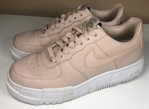 Nike Air Force 1 Pixel scarpa atletica stringata plateau donna taglia 6 beige rosa - Foto 1 di 16