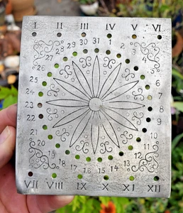 Ewiger Zinn Sonnenkalender Santiago Estanho 95% rein Vintage Sammlerstück - Bild 1 von 5