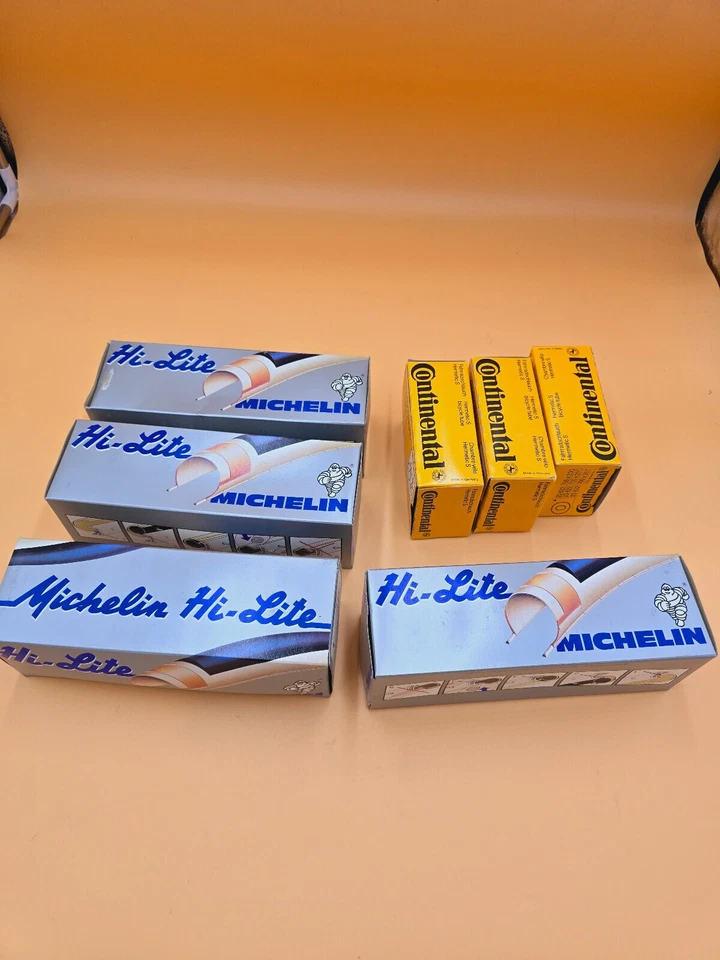 4 x Reifen NEU + 3 Schläuche Michelin Hi Lite road 2 vintage retro Reifen 700x20 - Bild 1 von 4