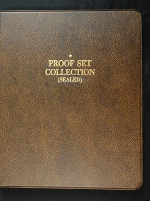 Harco Coinmaster Proof Set Collection Vintage  Album 5 pages - Image 1 of 4