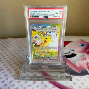 Pokemon Pikachu EX 238/191 Surging Sparks Special Illus. Rare PSA 8 Near MINT - Picture 1 of 2