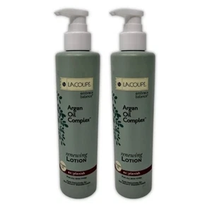 2 Lacoupe 360ml Argan Oil Body Lotion Dovelok Dispenser Full Size 12.17oz Pump - Picture 1 of 13