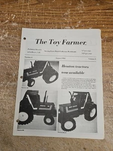 Vintage Toy Farmer Magazine August 1982 Hesston tractors now available - Bild 1 von 4