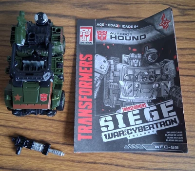 Transformers WFC-S9 Hound Generations War for Cybertron: Siege Deluxe Class, usado Foto 1 de 4