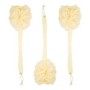 Spugne Bagno Scrubber Schiena Corpo - Confezione da 3 Spazzole Doccia Pouf Rete Esfoliante - Foto 1 di 8