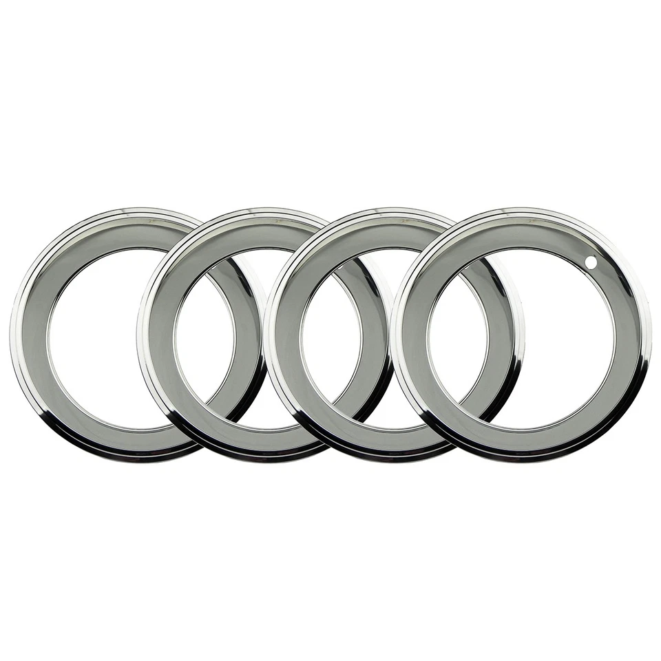 Wheel Rim Trim Beauty Rings 14x6x2 Stainless 1964-81 Chevelle Lemans Cutlass 4pc - Image 1 of 4