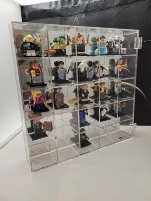 Clear Acrylic Wall Mount Display Case For 25 Lego Minifigures  - Image 1 of 4