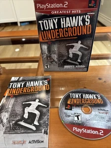 Tony Hawk's Underground PS2 PlayStation 2 Completo CIB Grandes Éxitos. Probado. - Imagen 1 de 2