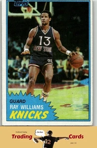 1981-82 Topps #28 Ray Williams New York Knicks Basketball Karte VG/EX - Bild 1 von 2