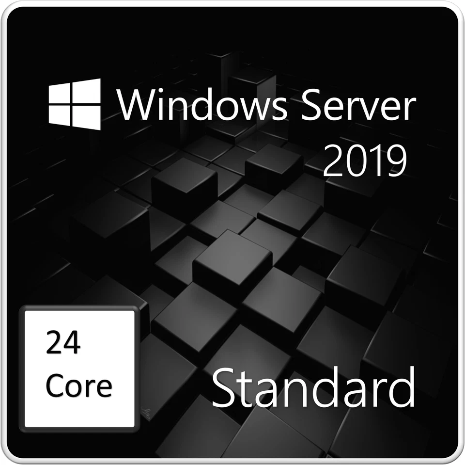 Windows Server 2019 Standard Edition - 24 Core License / 2VM & 50 RDS CALs - Image 1 of 1