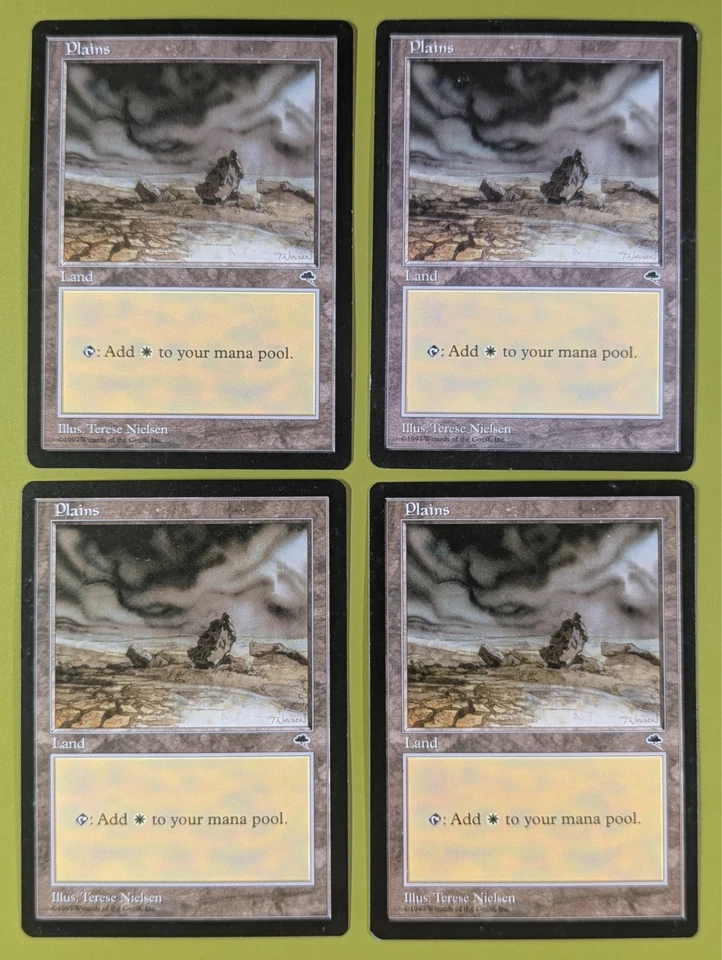 Plains (Rocks) x4 Tempest 4x Playset Magic the Gathering MTG - Image 1 of 1