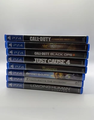 Lot Of 8 Sony PlayStation 4 PS4 Games - Call Of Duty/Just Cause/Ratchet & Clank - Image 1 of 4