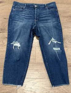 Old Navy zerrissene Damenjeans Größe 20 OG gerade Knopfleiste - Bild 1 von 7