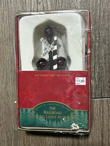Eisenbahn Straße Zug Kreuzungsschild Licht schwarz weiß schwarz ~6"" Nos 1997 - Bild 1 von 5