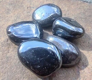 Una piedra de hematita natural pulida 1,5" conexión a tierra curación - Imagen 1 de 2