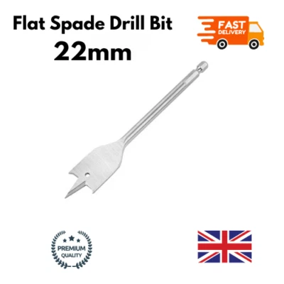 MYJ Machine Flat Wood Drill Bits - All Metric Sizes Spade Bit Walleted High Quality