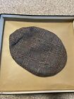 Vintage VAN HEUSEN Tweed Quilted Lining Flat Cap Hat