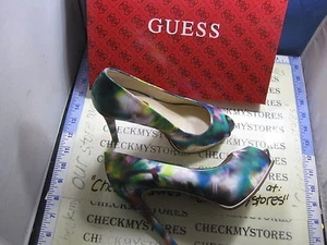 nib NEW Guess Honora3  Floral Pump Platform Stiletto Peep CHOOSE SIZE - Picture 1 of 24