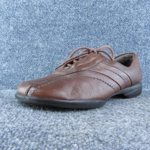 Naturalizer scarpe sneakers donna pelle marrone stringate misura 7 larghe - Foto 1 di 10