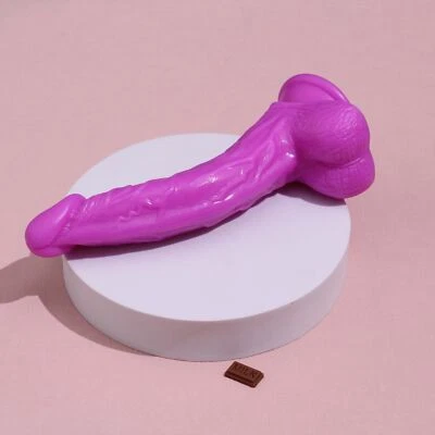 Consolador grande enorme realista ventosa 8-13 pulgadas de grosor polla Dong punto G juguetes sexuales EE. UU. Foto 1 de 4