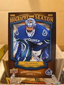 2009-10 Upper Deck Biography of a Season #BOS9 Roberto Luongo - Picture 1 of 2