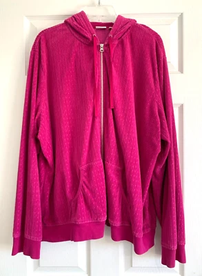 Sudadera con Capucha Mujer Cato Talla 26/28W Rosa Manga Larga Texturizada Foto 1 de 4
