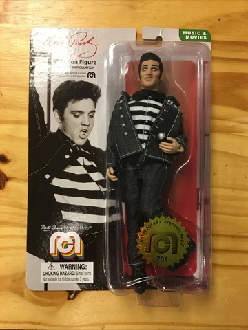 Elvis Presley 8" Action Figure Doll Mego Jailhouse Rock Trivia Articulated NEW Cover