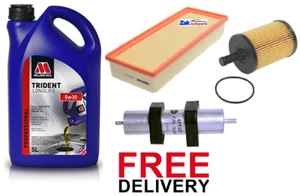 FOR AUDI A4 2.0 TDi B8 08-13 SERVICE KIT AIR OIL FUEL FILTER ENGINE OIL - Picture 1 of 1