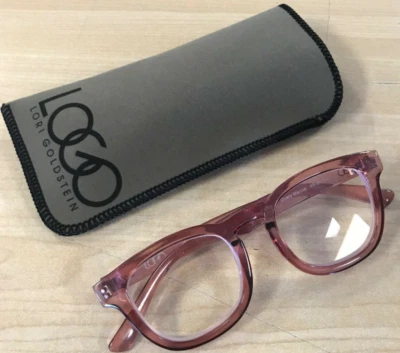 LOGO by Lori Goldstein - Oversized Readers - Dusty Mauve - Image 1 of 2