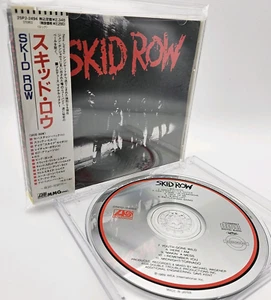 SKID ROW Skid Row Self-Titled S/T Japan Vintage CD 25P2 2494 w/OBI 11tracks 1989 - Picture 1 of 11