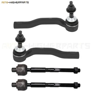 For 2013-2018 Ford Fusion Lincoln MKZ 4 Pcs Front Inner and Outer Tie Rod Ends - Picture 1 of 8
