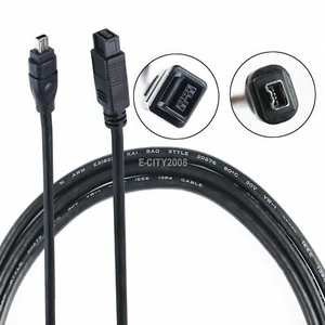Firewire 800 to 400 Adapter Male 9 Pin to Female 4 Pin IEEE 1394 a-b Converter - Picture 1 of 8