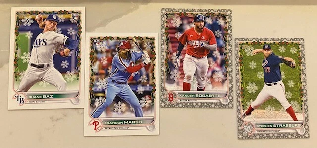 2022 Topps Holiday Baseball Rookies & Snowflake Parallels- YOU PICK!! $1-2!!! - Image 1 of 1