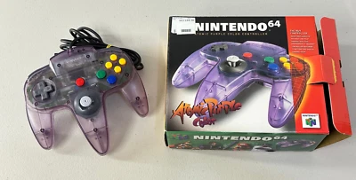 Official Atomic Purple Controller w/ BOX! (Nintendo 64 N64) -Not For Resale- - Image 1 of 4