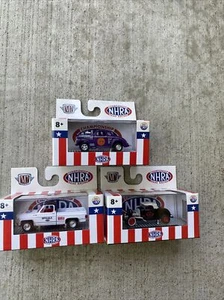 M2 Machines NHRA New 3 SET ‘73 Chevrolet C 10 TRUCK 41 Willys ‘32 FORD roadster - Picture 1 of 11