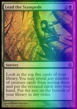 Magic the Gathering MTG Lead the Stampede (82) Mirrodin Besieged   LP FOIL