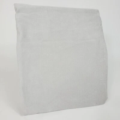 West Elm Cotton Velvet Curtain Frost Gray 48"x96" 7212449 (1) - Image 1 of 4